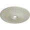 Ekena Millwork Galveston Ceiling Medallion (Fits Canopies up to 4 3/4"), 36 5/8"OD x 3 5/8"ID x 2 3/8"P, Flash Blue CM36GLFBS - alternate 2